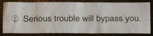 Hu-dad's fortune cookie