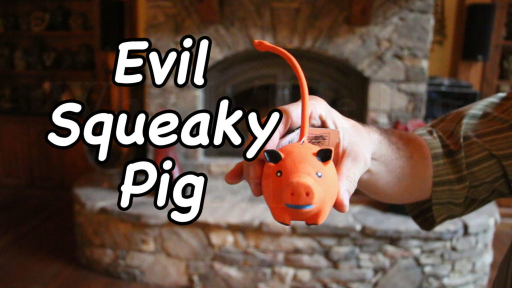 Evil Squeaky Pig